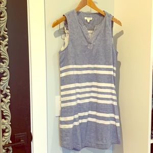 Beach lunch lounge XS lined linen sundress